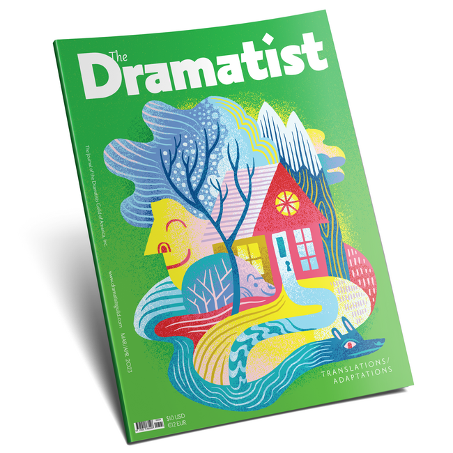 Cover of The Dramatist March/April 2023: The Translations/Adaptations Issue