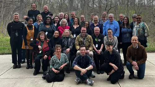 Attendees of the inaugural Wisconsin Dramatists Retreat