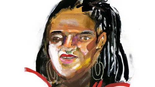 Portrait of Lynn Nottage by Dan Romer for The Dramatist