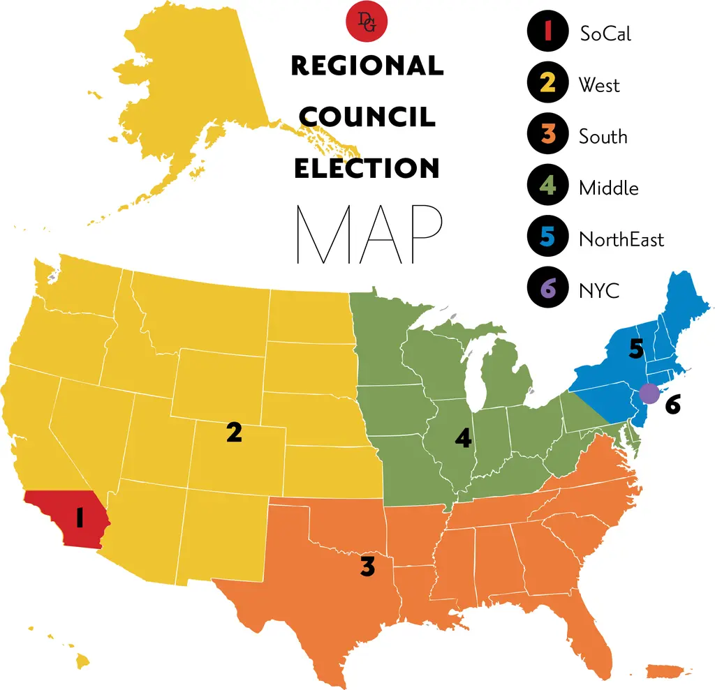 Regional Council Election Map